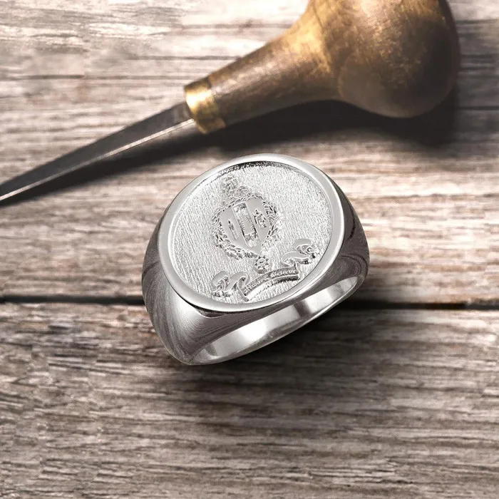 Belbren Necklaces University Emblems Custom Signet Rings Personalized Wax Seals Family Crests