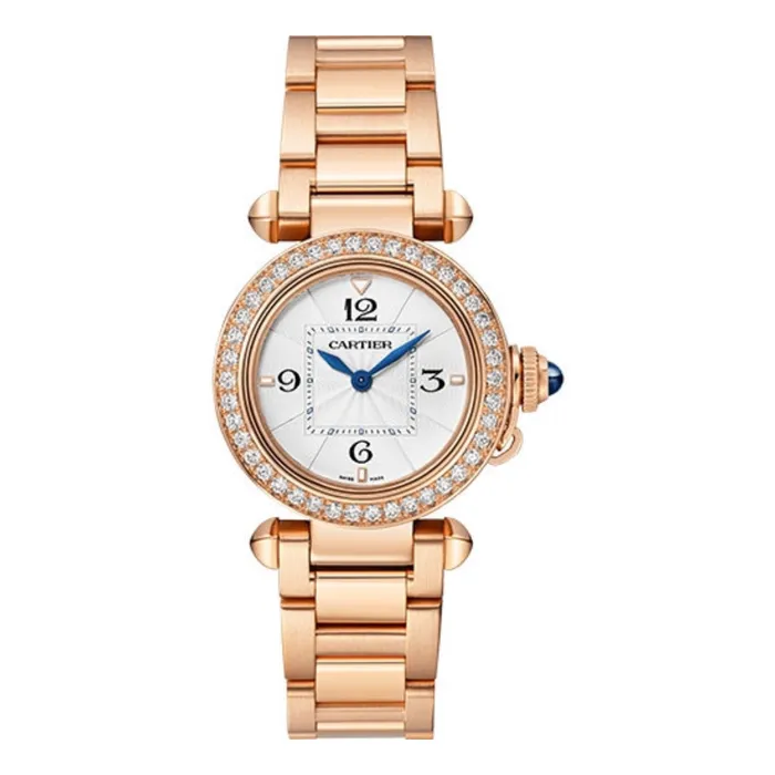 Bracelets Cartier Pasha de Cartier 30mm Womens watch Ref WJPA0018 Silver Roman Dial Diamond Bezel 18K Rose Gold Bracelet Cartier Bracelets Cartier Pasha de Cartier 30mm Womens watch Ref WJPA0018 Silver Roman Dial Diamond Bezel 18K Rose Gold Bracelet Cartier
