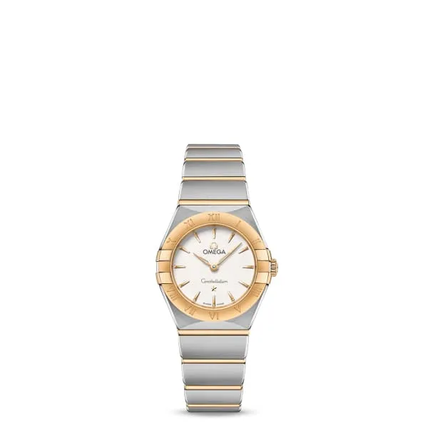 Bracelets Omega Omega Constellation 25mm Watch Ref 13120256002002 Silver Index Dial 18K Yellow Gold Bezel Two Tone Stainless Steel 18K Yellow Gold Bracelet Bracelets Omega Omega Constellation 25mm Watch Ref 13120256002002 Silver Index Dial 18K Yellow Gold Bezel Two Tone Stainless Steel 18K Yellow Gold Bracelet