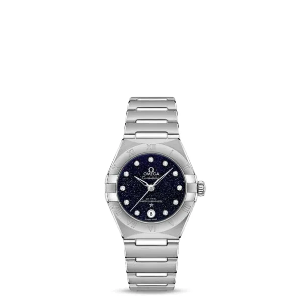 Bracelets Omega Omega Constellation 29mm Watch Ref 13110292053001 Blue Diamond Index Dial Stainless Steel Bracelet Bracelets Omega Omega Constellation 29mm Watch Ref 13110292053001 Blue Diamond Index Dial Stainless Steel Bracelet