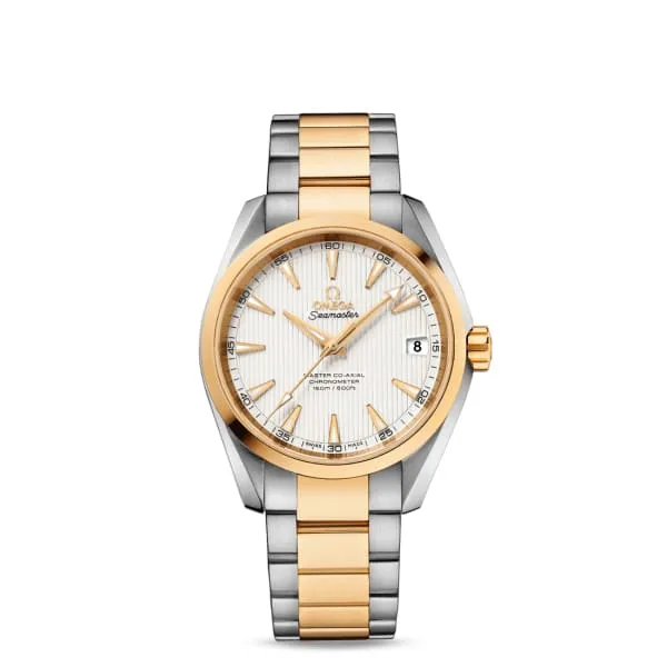 Bracelets Omega Omega Seamaster 39mm Watch Ref 23120392102002 Silver Index Dial Two Tone Stainless Steel 18K Yellow Gold Bracelet Bracelets Omega Omega Seamaster 39mm Watch Ref 23120392102002 Silver Index Dial Two Tone Stainless Steel 18K Yellow Gold Bracelet