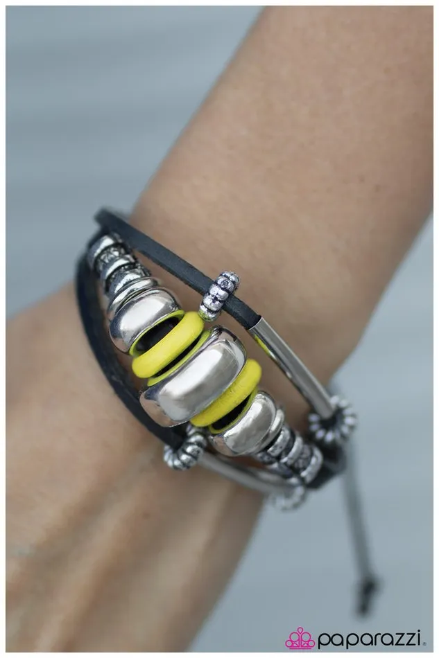 Bracelets Paparazzi Bracelet Be BRIGHT Back Black Paparazzi Jewelry