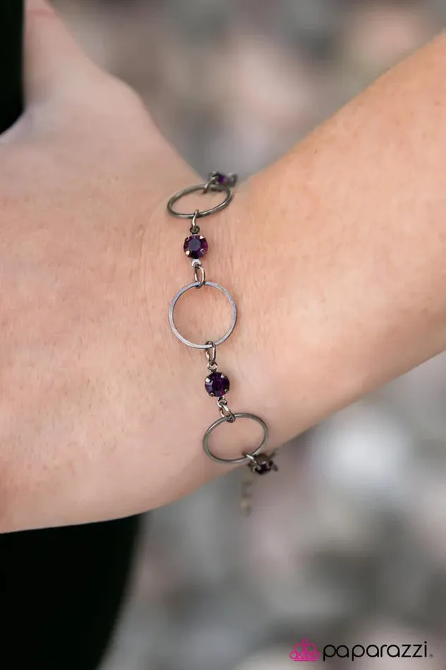 Bracelets Paparazzi Bracelet Its All InThe Name Purple Paparazzi Jewelry
