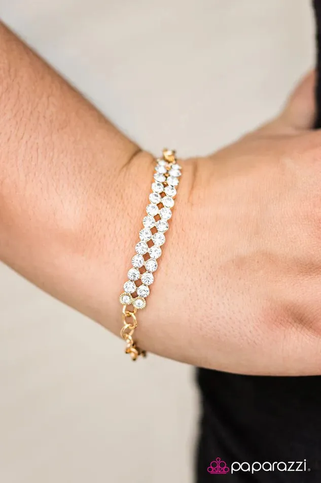 Bracelets Paparazzi Jewelry Paparazzi Bracelet All Bravado Gold