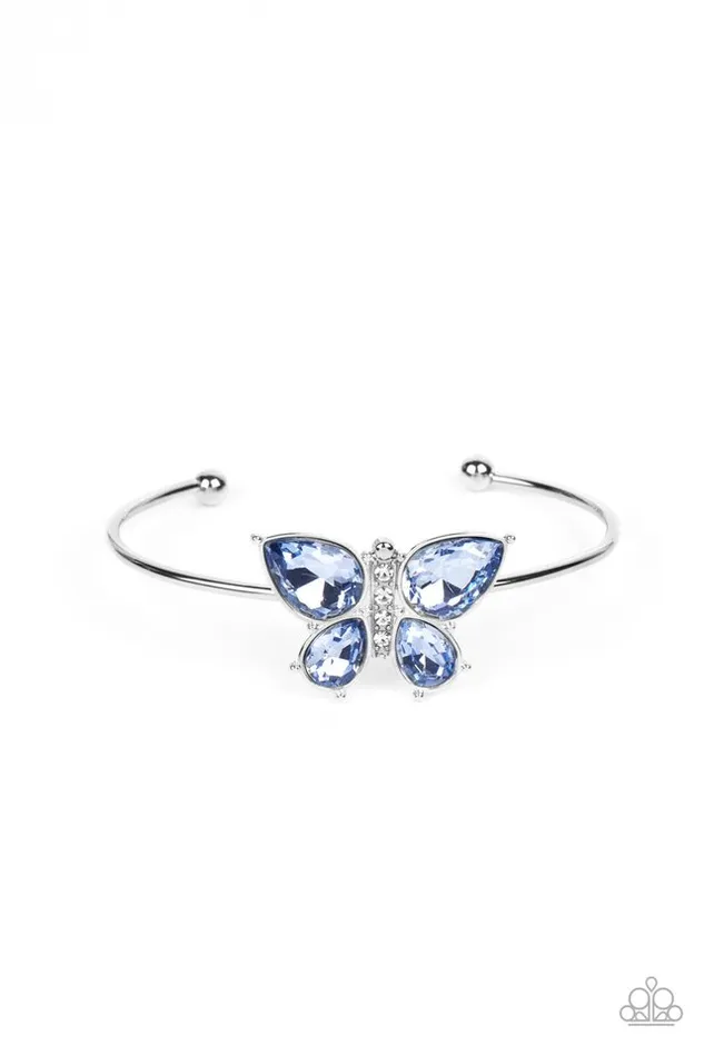 Bracelets Paparazzi Jewelry Paparazzi Bracelet Butterfly Beatitude Blue Bracelets Paparazzi Jewelry Paparazzi Bracelet Butterfly Beatitude Blue