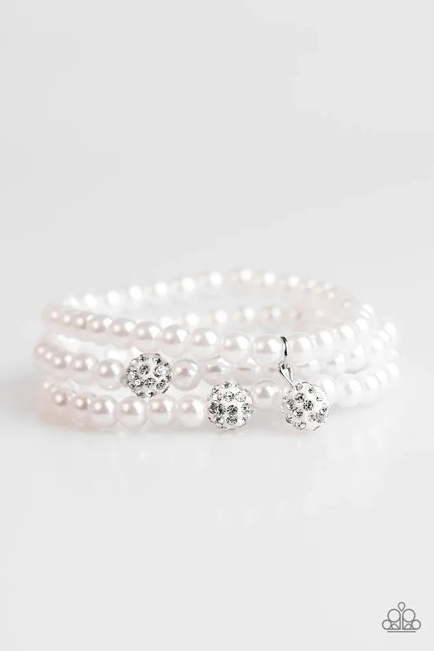 Bracelets Paparazzi Jewelry Paparazzi Bracelet Certainly Cinderella White