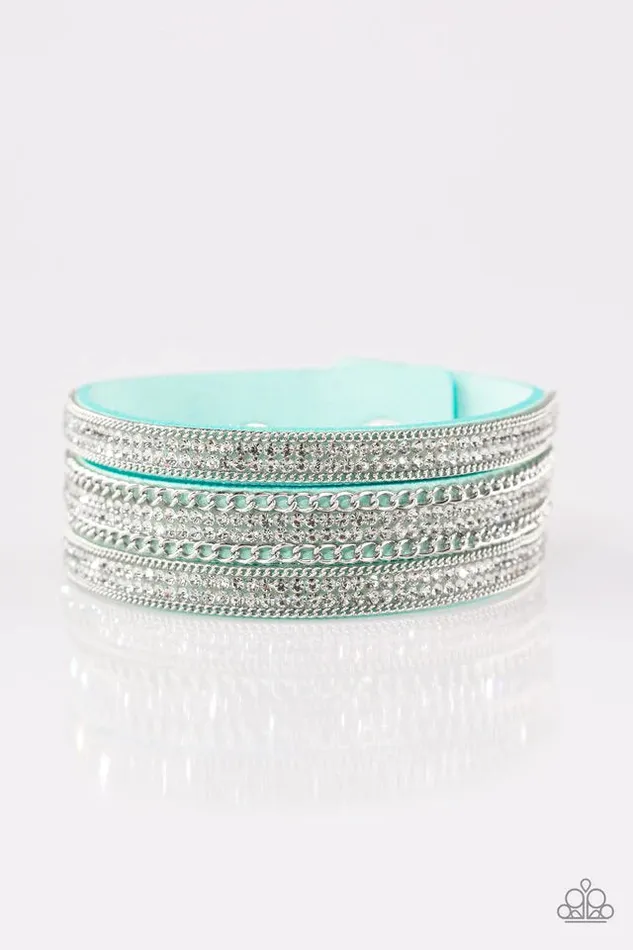 Bracelets Paparazzi Jewelry Paparazzi Bracelet Dangerously Drama Queen Blue