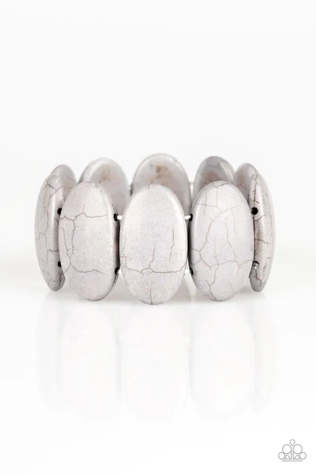 Bracelets Paparazzi Jewelry Paparazzi Bracelet Dramatically Nomadic Silver