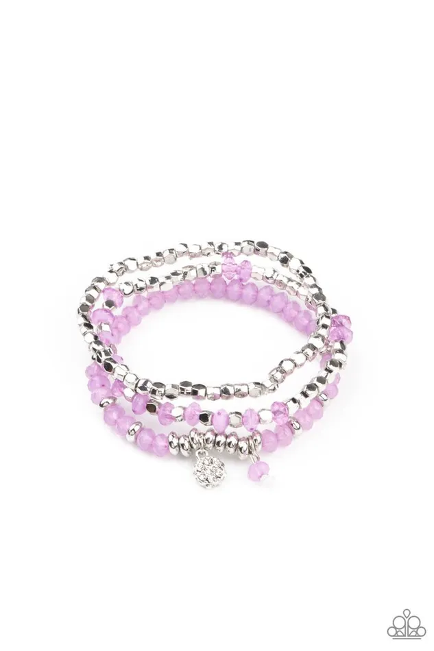 Bracelets Paparazzi Jewelry Paparazzi Bracelet Glacial Glimmer Purple Bracelets Paparazzi Jewelry Paparazzi Bracelet Glacial Glimmer Purple