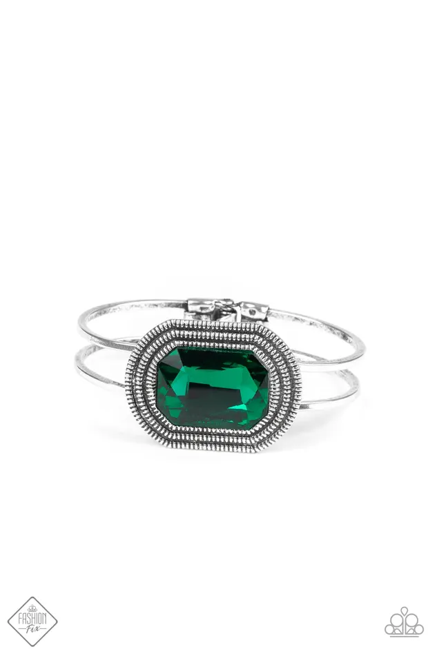 Bracelets Paparazzi Jewelry Paparazzi Bracelet Heirloom Highness Green