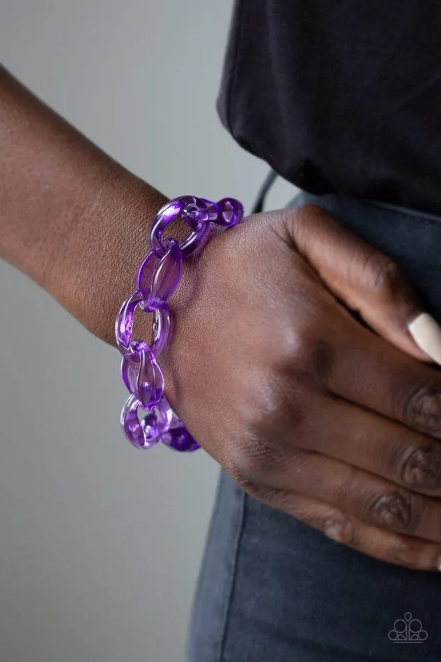 Bracelets Paparazzi Jewelry Paparazzi Bracelet Ice Ice Baby Purple
