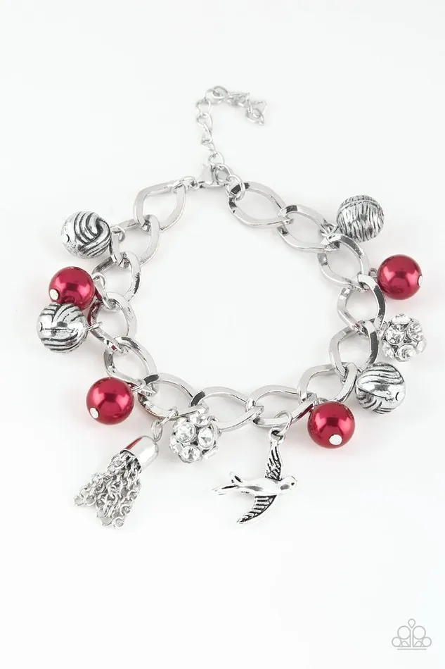 Bracelets Paparazzi Jewelry Paparazzi Bracelet Lady Love Dove Red Bracelets Paparazzi Jewelry Paparazzi Bracelet Lady Love Dove Red