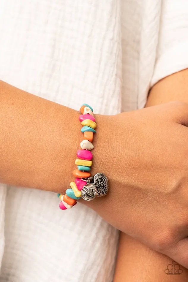 Bracelets Paparazzi Jewelry Paparazzi Bracelet Love You to Pieces Multi