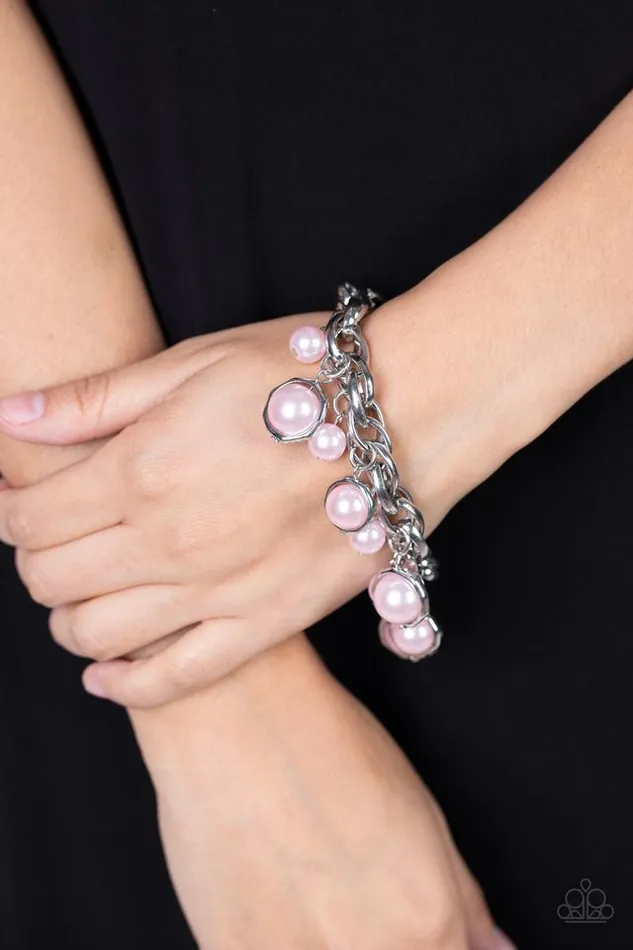 Bracelets Paparazzi Jewelry Paparazzi Bracelet Orbiting Opulence Pink