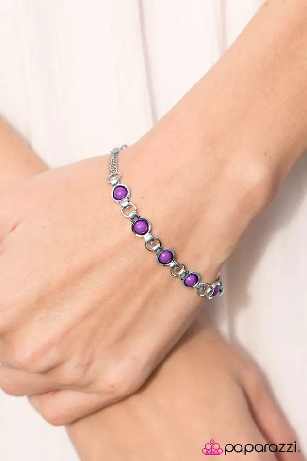 Bracelets Paparazzi Jewelry Paparazzi Bracelet Power Color Purple