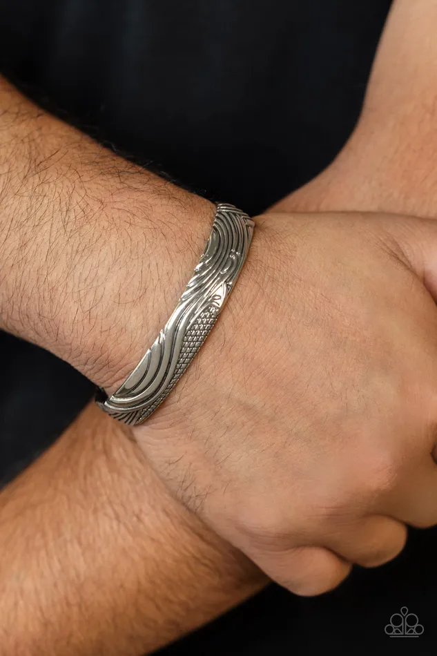 Bracelets Paparazzi Jewelry Paparazzi Bracelet Tidal Trek Silver