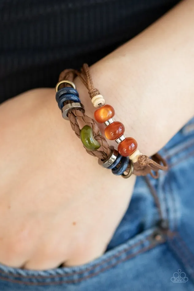 Bracelets Paparazzi Jewelry Paparazzi Bracelet Uncharted Territory Brown