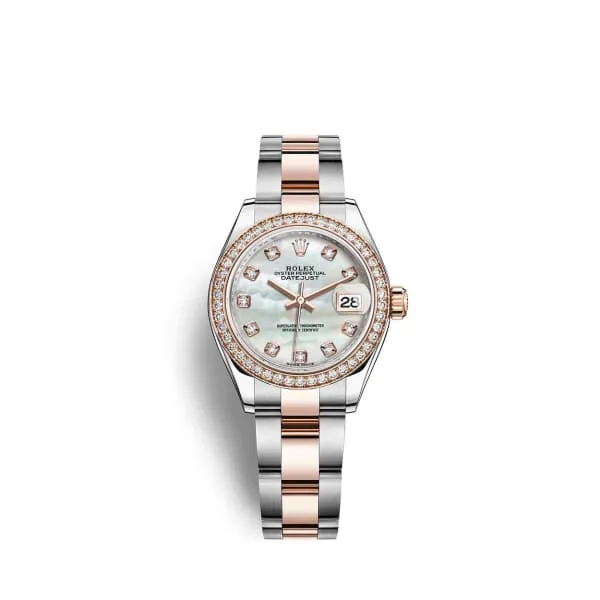 Bracelets Rolex LadyDatejust 28mm Ref 279381rbr0014 White Mother of Pearl Diamond Dial Diamond Bezel Two Tone Stainless Steel 18K Rose Gold Oyster Bracelet Womens Watch Rolex Bracelets Rolex LadyDatejust 28mm Ref 279381rbr0014 White Mother of Pearl Diamond Dial Diamond Bezel Two Tone Stainless Steel 18K Rose Gold Oyster Bracelet Womens Watch Rolex