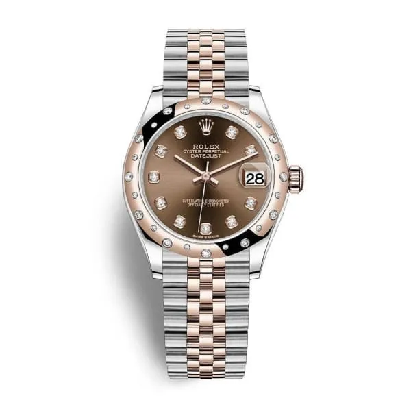Bracelets Rolex Rolex Datejust 31mm Ref 278341rbr0028 Chocolate Diamond Dial Diamond Bezel Two Tone Stainless Steel 18K Rose Gold Jubilee Bracelet Womens Watch Bracelets Rolex Rolex Datejust 31mm Ref 278341rbr0028 Chocolate Diamond Dial Diamond Bezel Two Tone Stainless Steel 18K Rose Gold Jubilee Bracelet Womens Watch