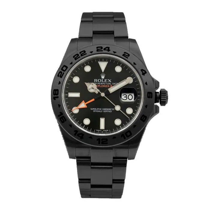 Bracelets Rolex Rolex Explorer II 42mm Ref 2165700002PVD Black Dial Black PVD Stainless Steel Oyster Bracelet Watch Bracelets Rolex Rolex Explorer II 42mm Ref 2165700002PVD Black Dial Black PVD Stainless Steel Oyster Bracelet Watch