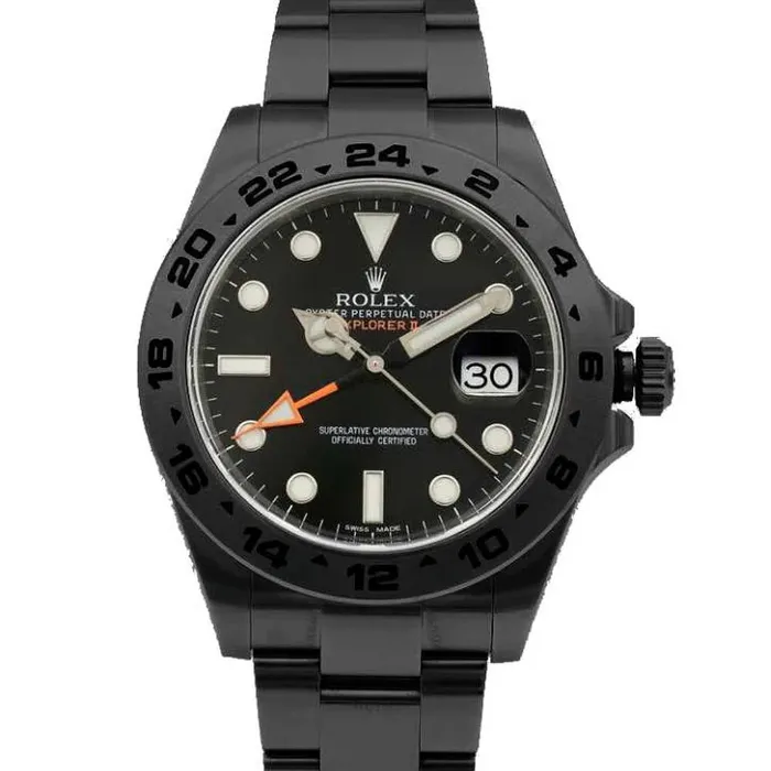 Bracelets Rolex Rolex Explorer II 42mm Ref 2165700002PVD Black Dial Black PVD Stainless Steel Oyster Bracelet Watch