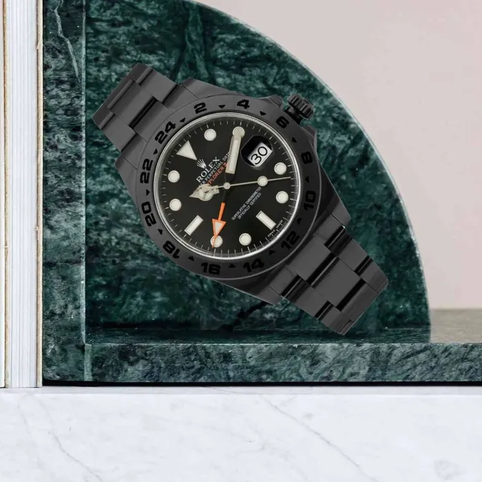 Bracelets Rolex Rolex Explorer II 42mm Ref 2165700002PVD Black Dial Black PVD Stainless Steel Oyster Bracelet Watch