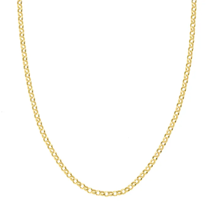 Croghans Necklaces 14K Yellow Gold 375mm Rolo Chain Necklace