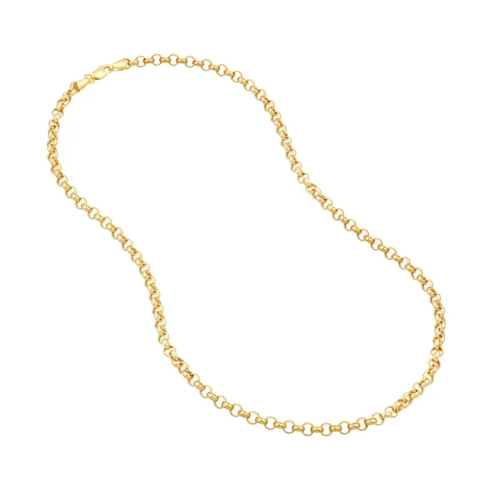 Croghans Necklaces 14K Yellow Gold 375mm Rolo Chain Necklace