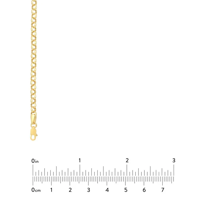 Croghans Necklaces 14K Yellow Gold 375mm Rolo Chain Necklace