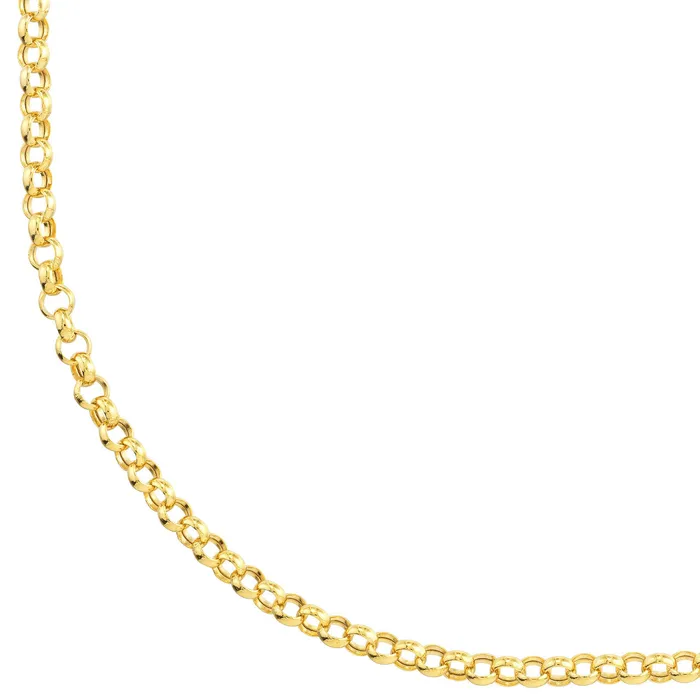 Croghans Necklaces 14K Yellow Gold 375mm Rolo Chain Necklace