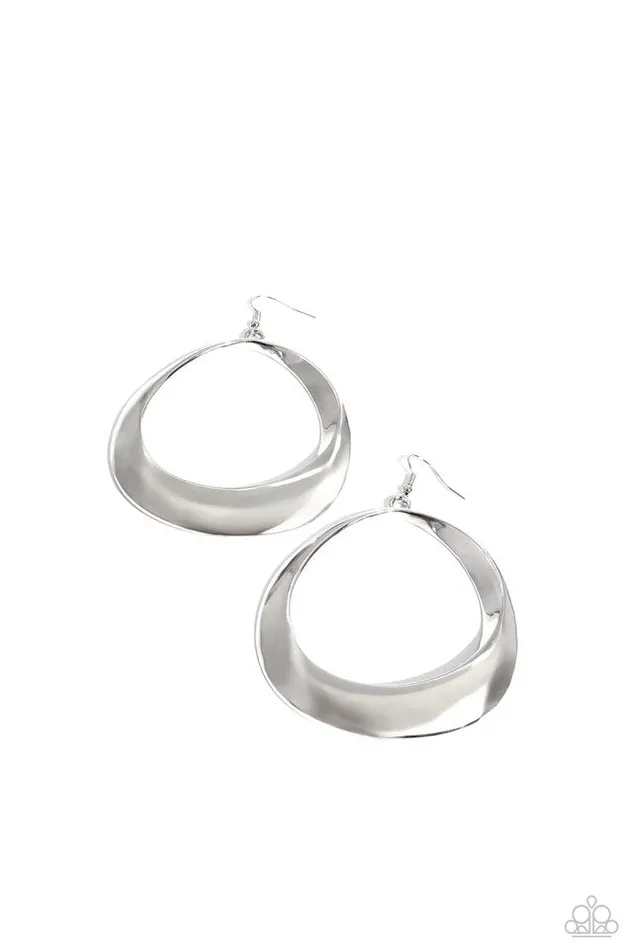 Earrings Paparazzi Earring Asymmetrical Action Silver Paparazzi Jewelry Earrings Paparazzi Earring Asymmetrical Action Silver Paparazzi Jewelry