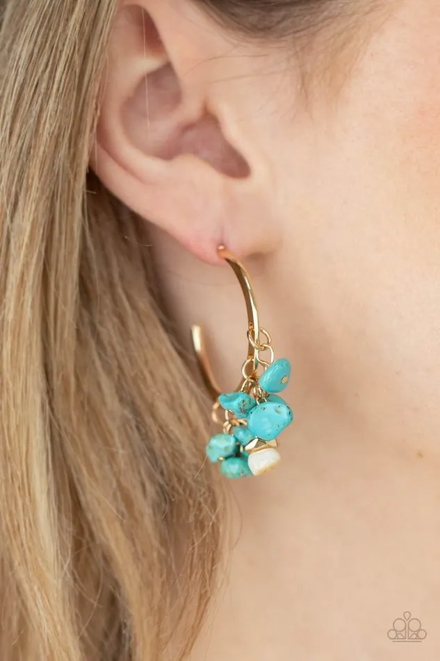 Earrings Paparazzi Earring Gorgeously Grounding Gold Paparazzi Jewelry