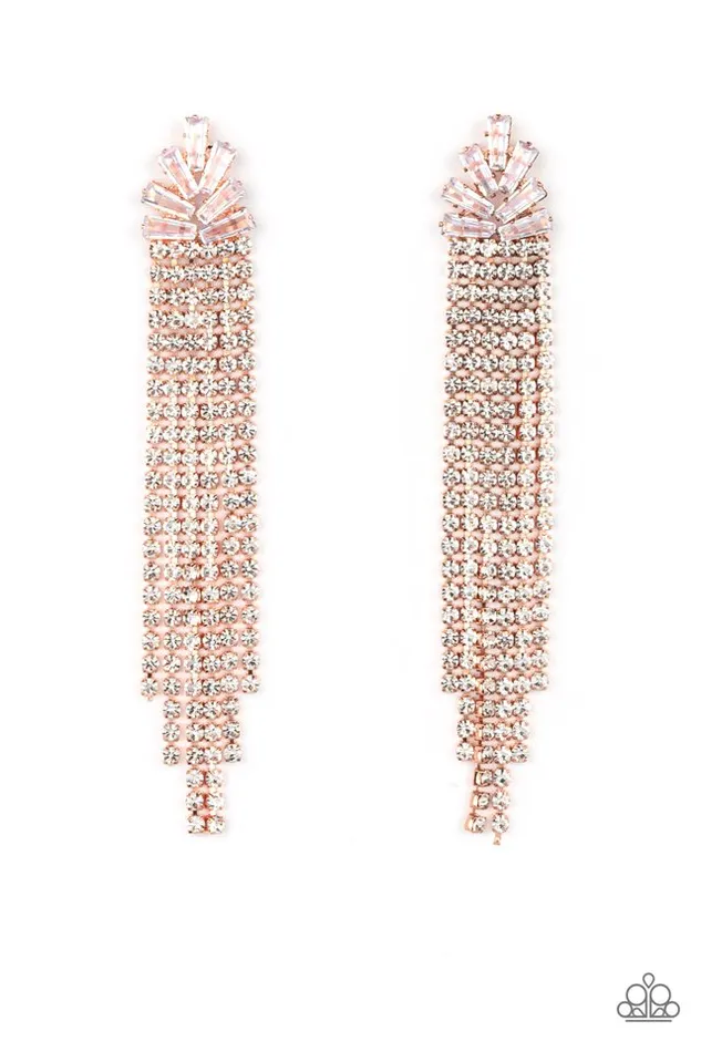 Earrings Paparazzi Earring Overnight Sensation Copper Paparazzi Jewelry Earrings Paparazzi Earring Overnight Sensation Copper Paparazzi Jewelry