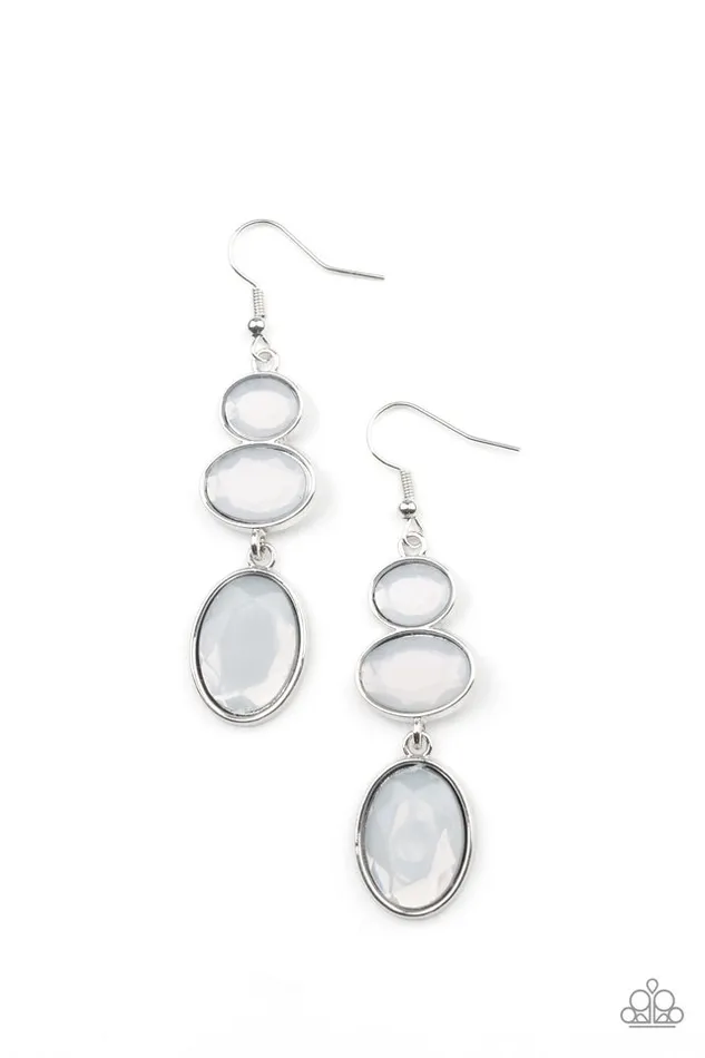 Earrings Paparazzi Earring Tiers Of Tranquility White Paparazzi Jewelry Earrings Paparazzi Earring Tiers Of Tranquility White Paparazzi Jewelry