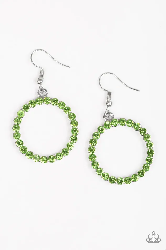 Earrings Paparazzi Jewelry Paparazzi Earring Bubblicious Green