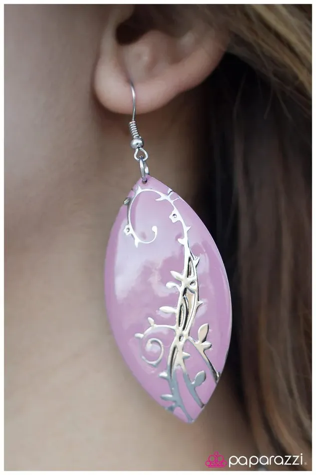 Earrings Paparazzi Jewelry Paparazzi Earring DiVINE Intervention Purple