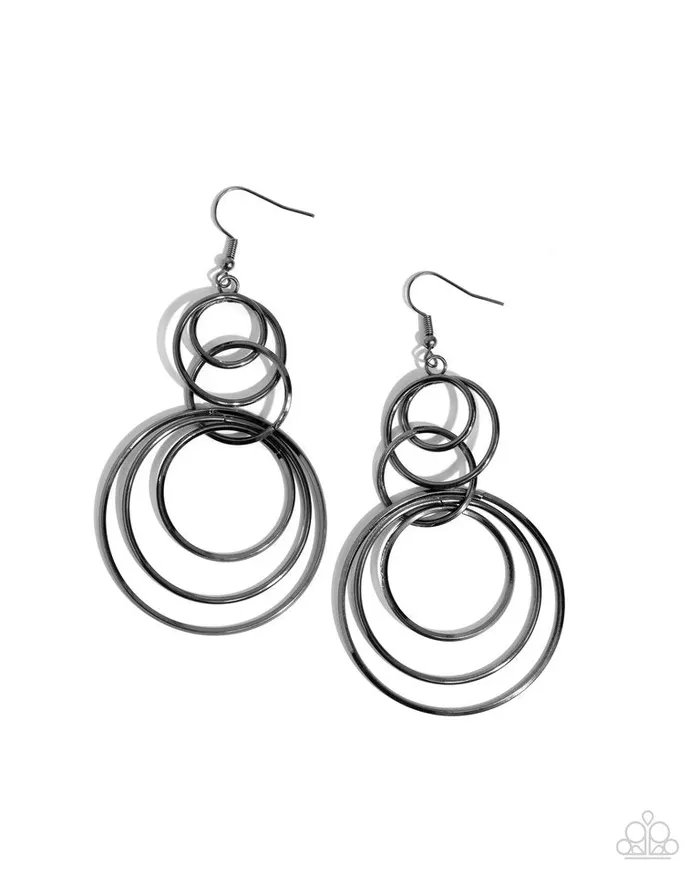 Earrings Paparazzi Jewelry Paparazzi Earring Disorienting Demure Black Earrings Paparazzi Jewelry Paparazzi Earring Disorienting Demure Black