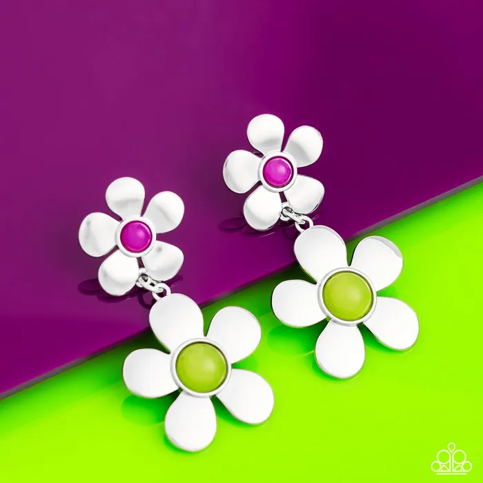 Earrings Paparazzi Jewelry Paparazzi Earring Fashionable Florals Green Earrings Paparazzi Jewelry Paparazzi Earring Fashionable Florals Green