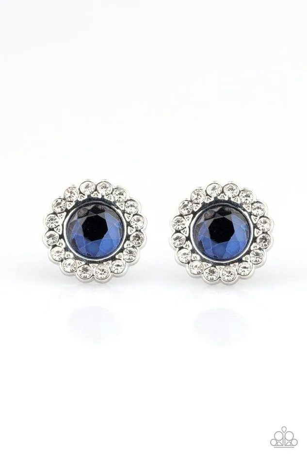 Earrings Paparazzi Jewelry Paparazzi Earring Floral Glow Blue Earrings Paparazzi Jewelry Paparazzi Earring Floral Glow Blue