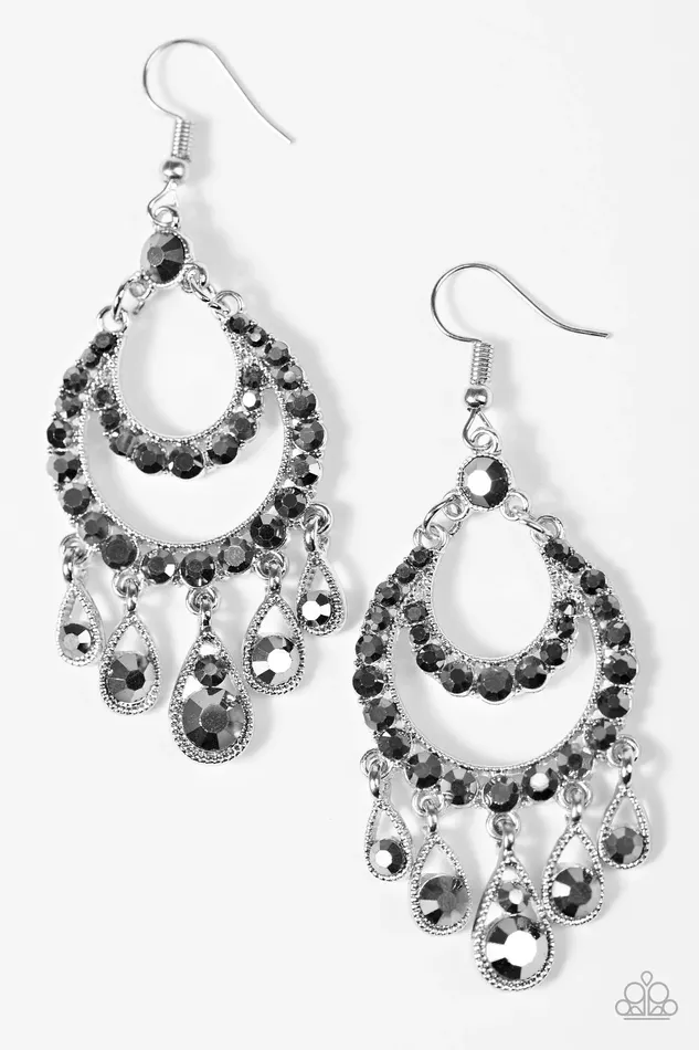 Earrings Paparazzi Jewelry Paparazzi Earring Hollywood Hottie Silver