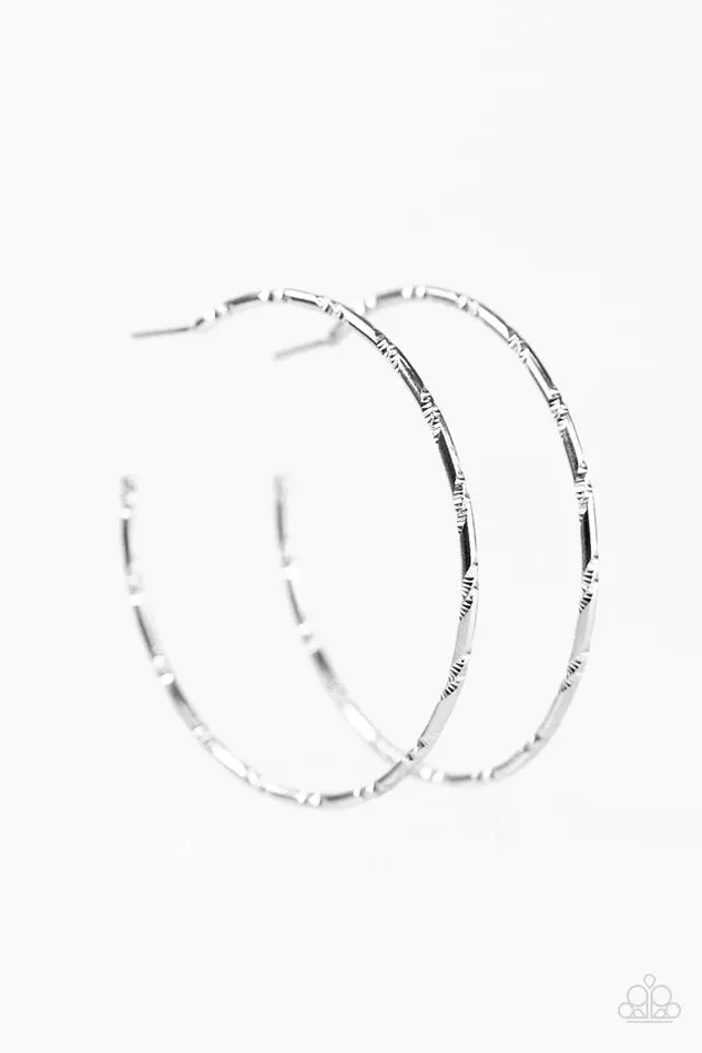 Earrings Paparazzi Jewelry Paparazzi Earring Industrial Edge Silver