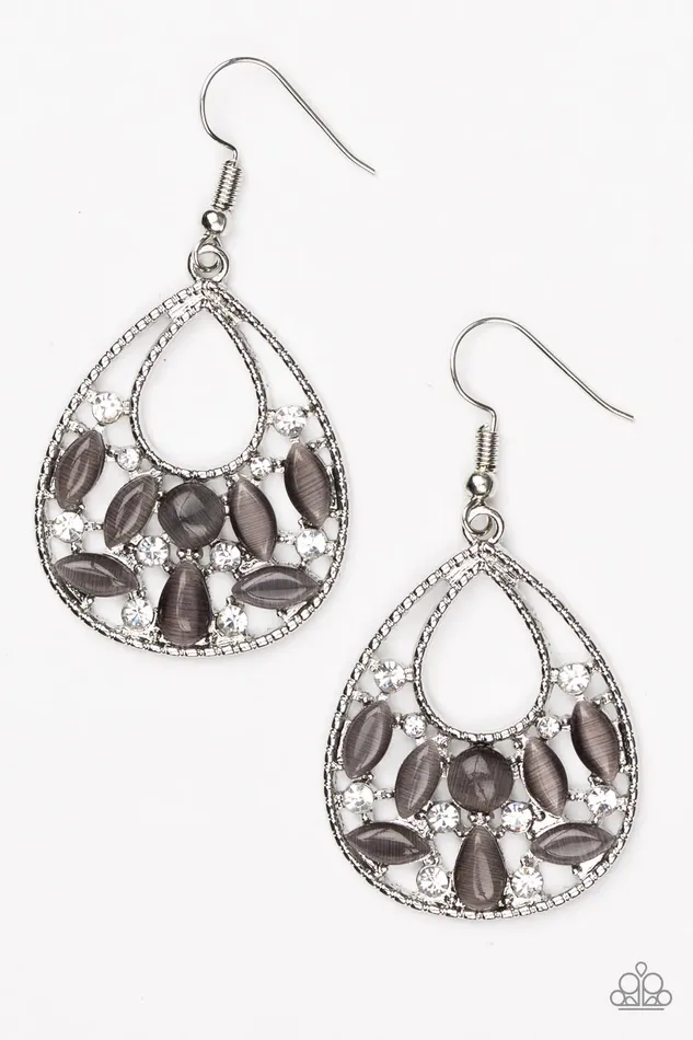 Earrings Paparazzi Jewelry Paparazzi Earring Just DEWing My Thing Silver