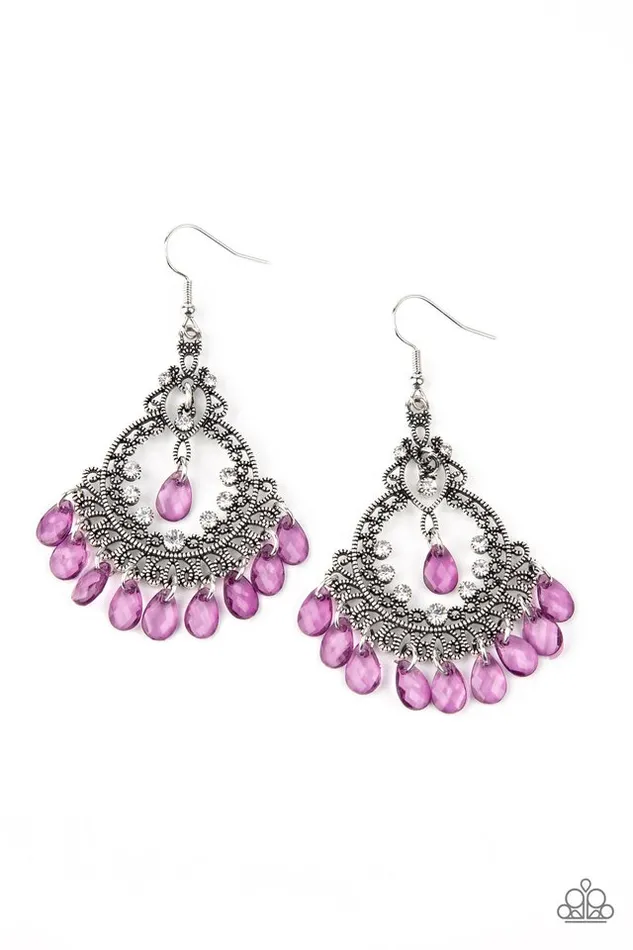 Earrings Paparazzi Jewelry Paparazzi Earring Lyrical Luster Purple Earrings Paparazzi Jewelry Paparazzi Earring Lyrical Luster Purple