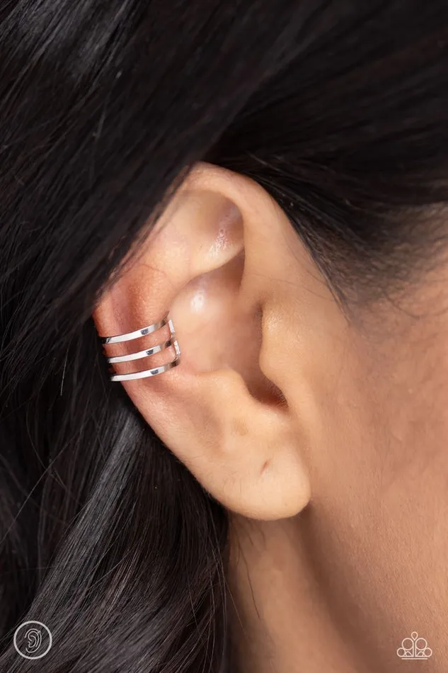 Earrings Paparazzi Jewelry Paparazzi Earring Metro Mashup Silver