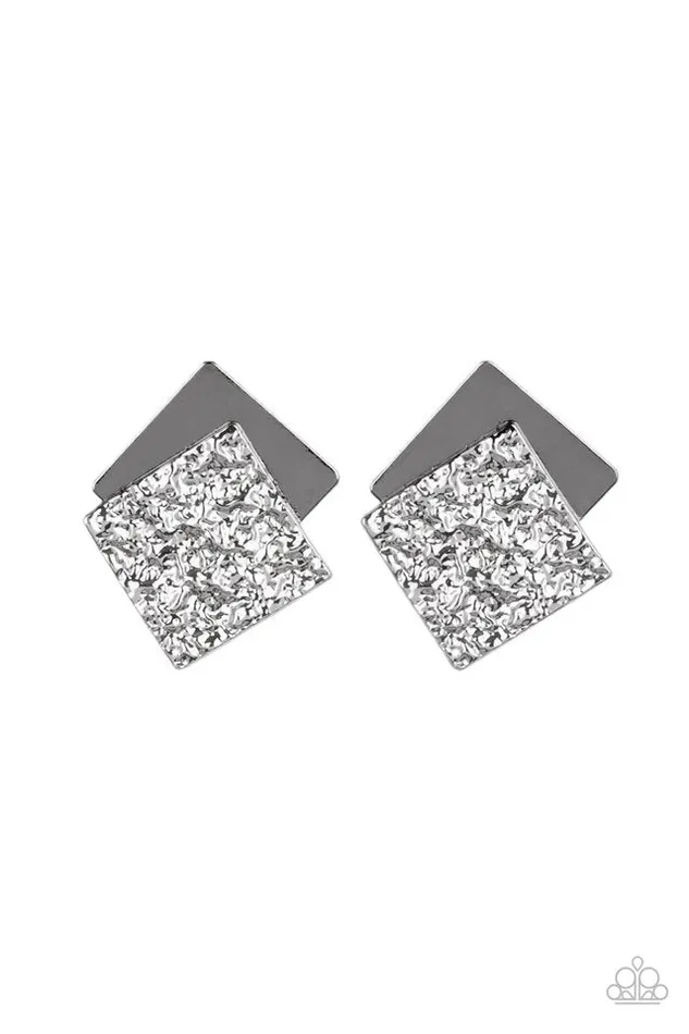 Earrings Paparazzi Jewelry Paparazzi Earring Square With Style Black Earrings Paparazzi Jewelry Paparazzi Earring Square With Style Black