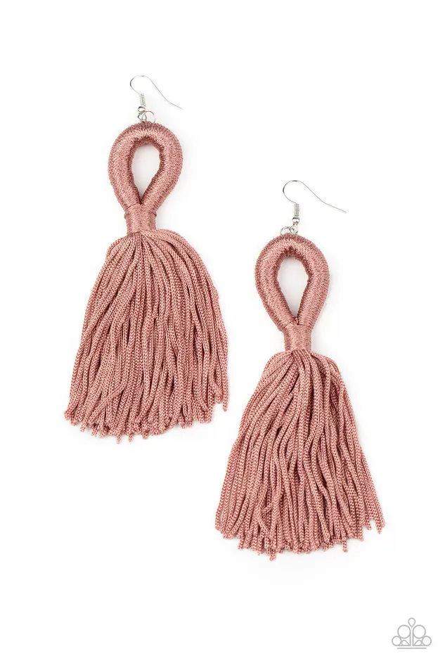 Earrings Paparazzi Jewelry Paparazzi Earring Tassels and Tiaras Pink Earrings Paparazzi Jewelry Paparazzi Earring Tassels and Tiaras Pink