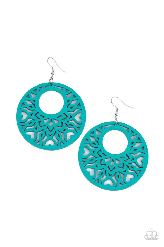 Earrings Paparazzi Jewelry Paparazzi Earring Tropical Reef Blue Earrings Paparazzi Jewelry Paparazzi Earring Tropical Reef Blue