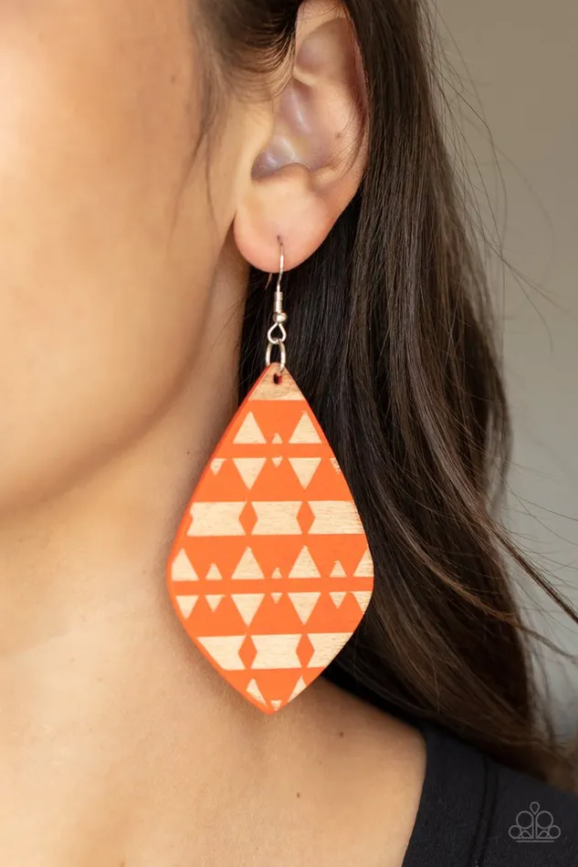 Earrings Paparazzi Jewelry Paparazzi Earring Zimbabwe Zoo Orange