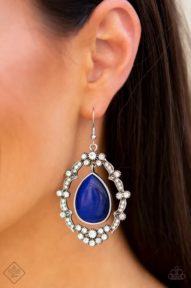 Earrings Paparazzi Jewelry Paparazzi Earrings Icy Eden Fashion Fix Nov 2020 Blue