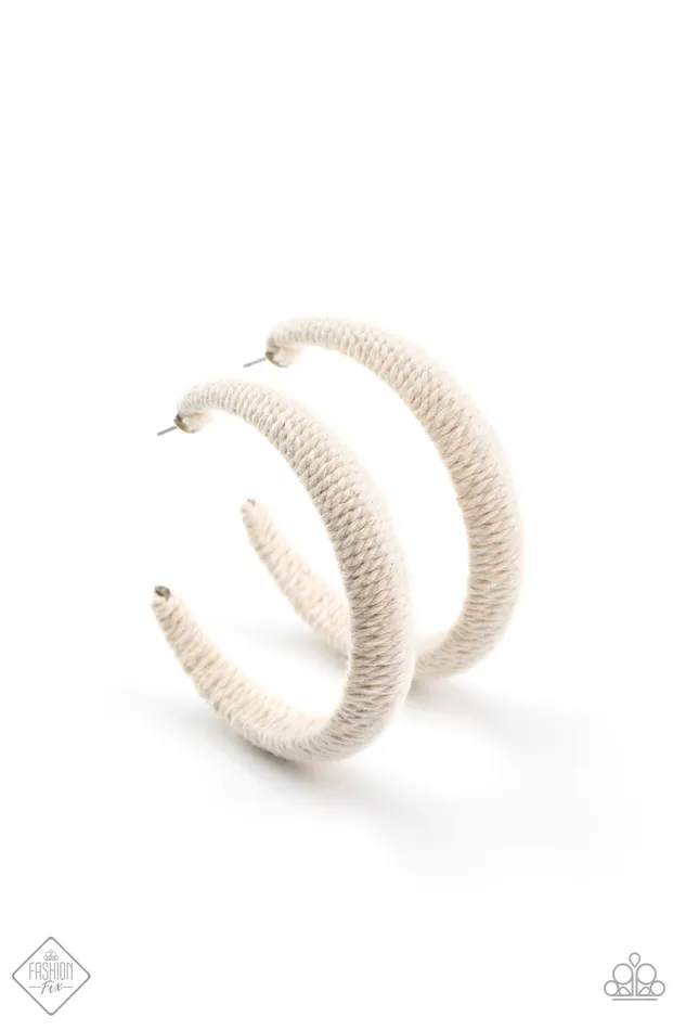Earrings Paparazzi Jewelry Paparazzi Earrings TWINE and Dine Fashion Fix Nov 2020 White Earrings Paparazzi Jewelry Paparazzi Earrings TWINE and Dine Fashion Fix Nov 2020 White